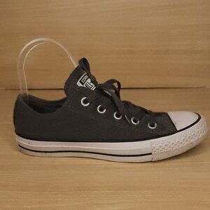 Converse Chuck Taylor Womens Grey Quilted Low Top Sneaker 6
